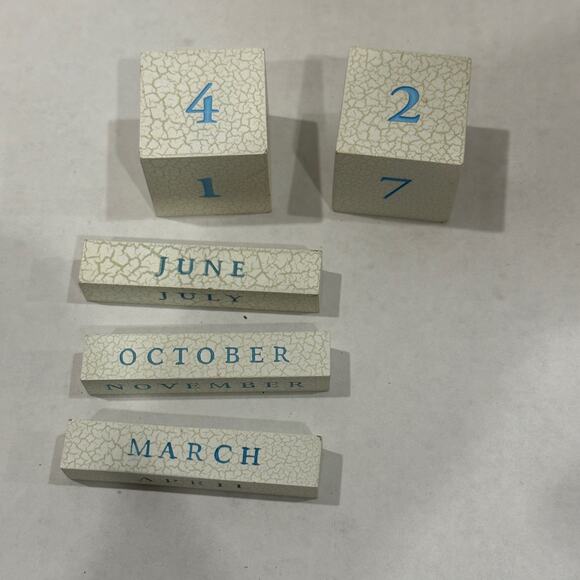 DaySpring Promise Box Ceramic Block Calendar 16643 Scripture Bible Verse - Picture 3 of 8
